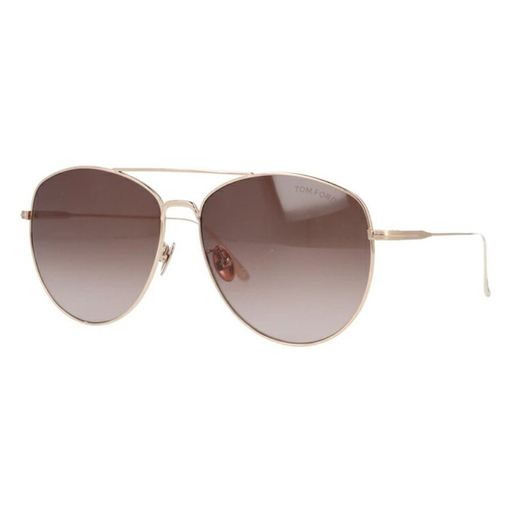 NEW TOM FORD SUNGLASSES, WOMEN BROWN GOLD SUNGLASSES TOM FORD